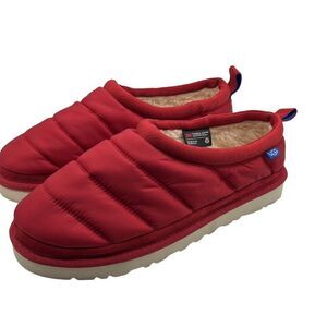 UGG 3M Thinsulate Insulation Red Samba  Man Size‎ 9 US MSRP $110